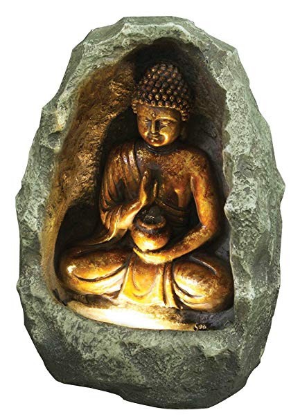 Hi-Line Gift Ltd Golden Buddha Fountain