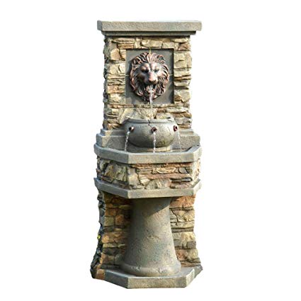 Lion Head Outdoor/Indoor Water Fountain