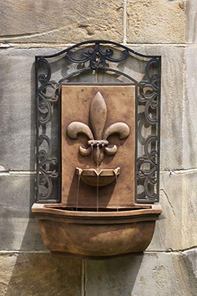 French Quarter Wall Fountain in Antique Terra Cotta