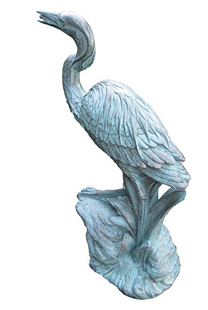 EasyPro BHS30 Heron Statuary Fountain, Bronze
