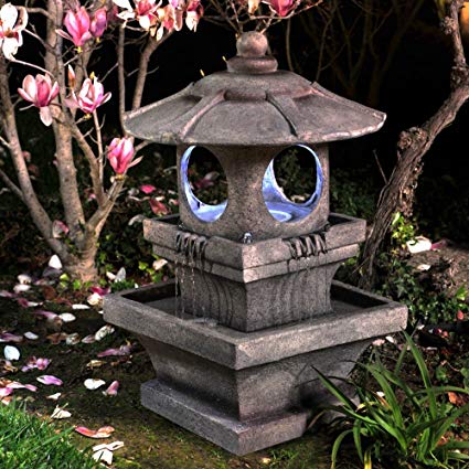 Bond Mikio Lighted Garden Fountain