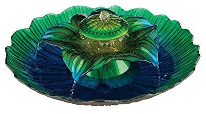 Regal Art & Gift 3-Tier Fountain, Blue/Green, 20-Inch