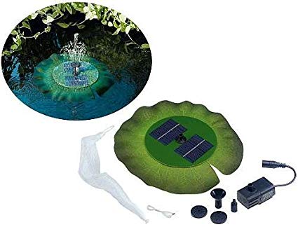 Smart Solar Lily Pad Fountain Sprays up to 15 inches