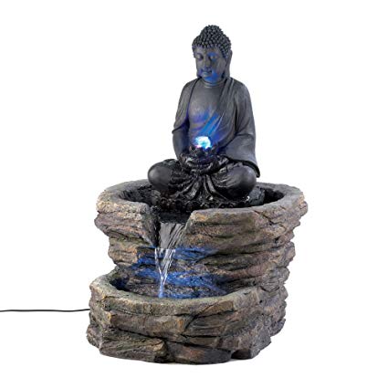 Zen Serenity Buddha Home Decor Electric Water Fountain